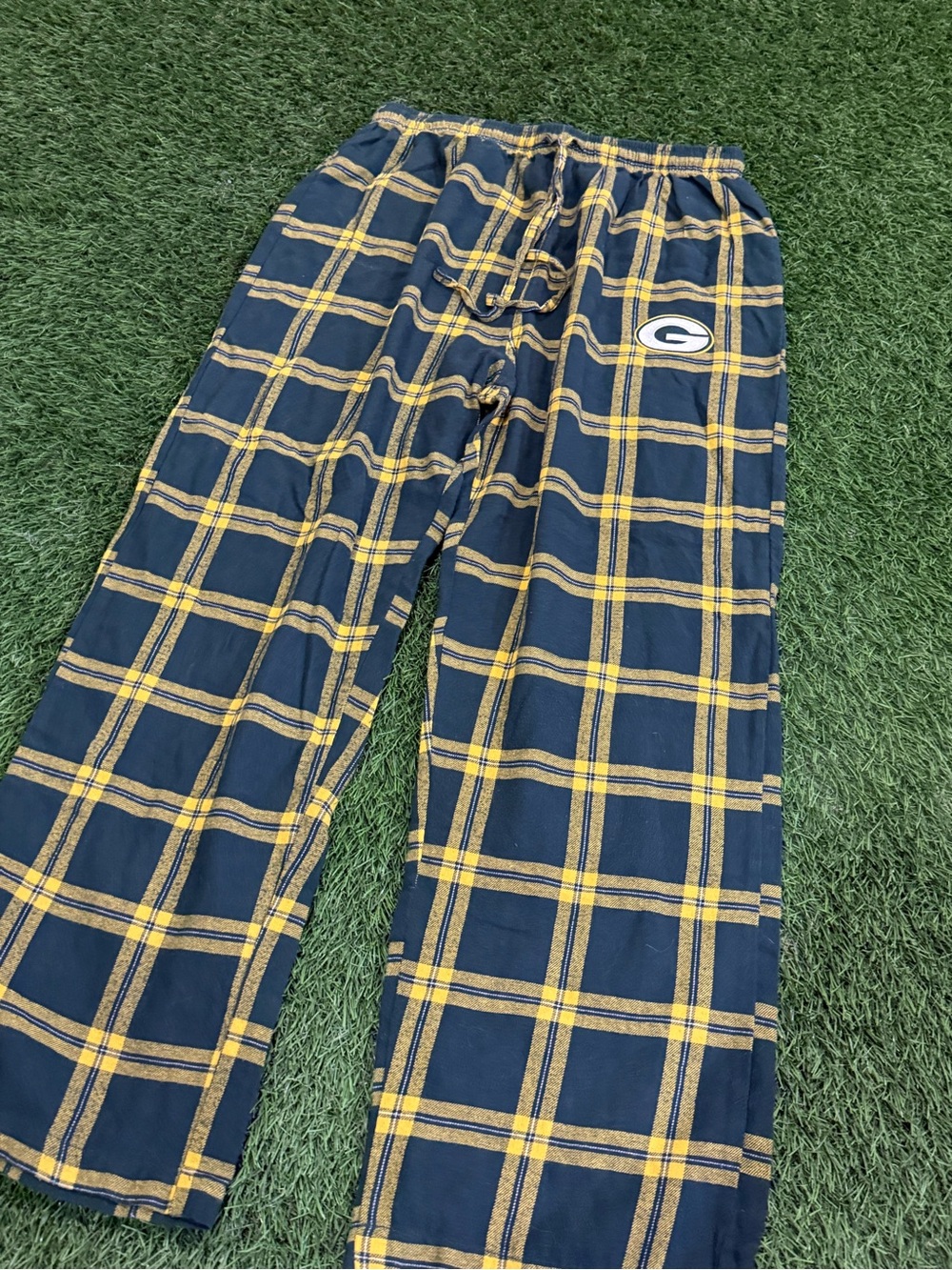 NFL Team Apparel Plaid Pajama Pants - Green Bay Packers Football
